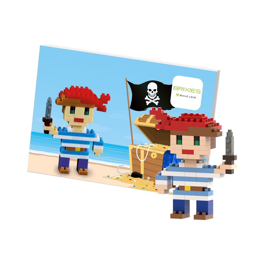 Weitere Ansicht: Brixies - Karte Pirat