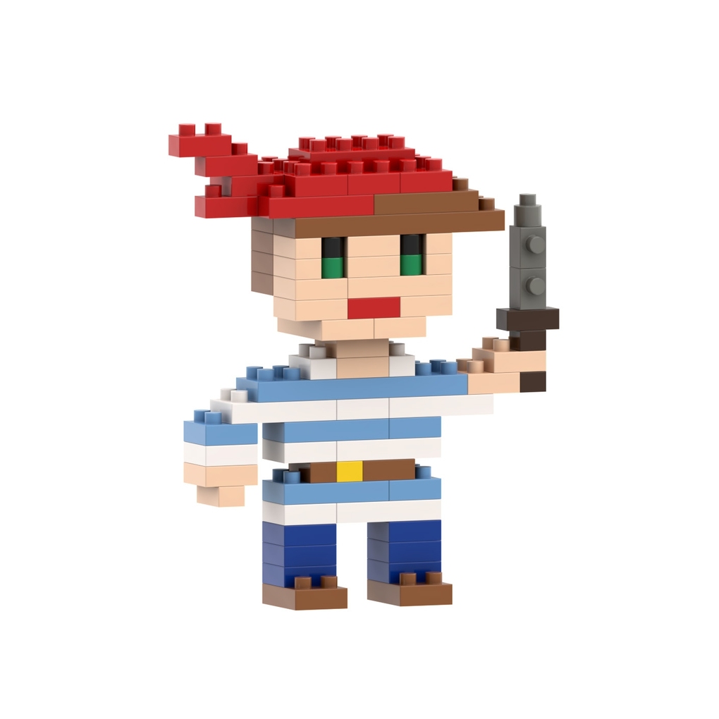 Weitere Ansicht: Brixies - Karte Pirat