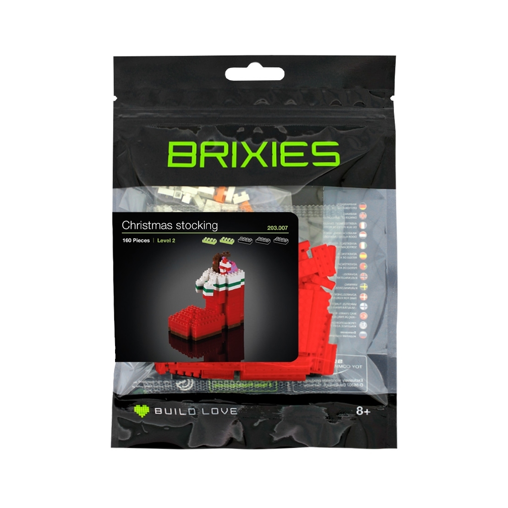 Weitere Ansicht: Brixies - Nikolausstiefel Level 3