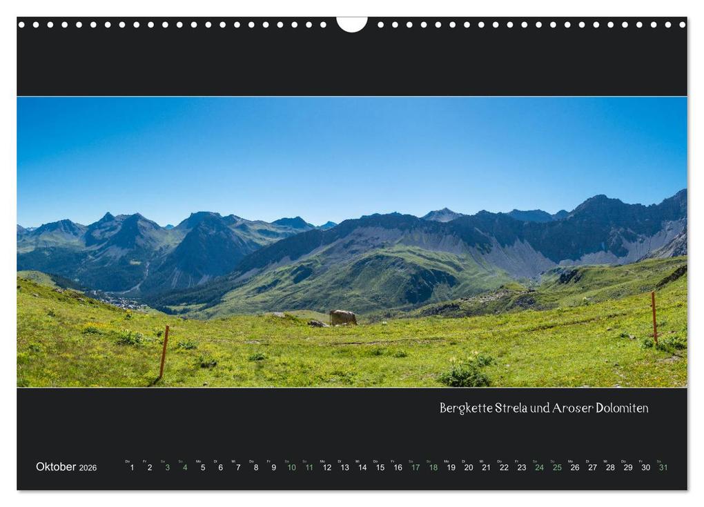 Weitere Ansicht: Arosa Panorama (Wandkalender 2026 DIN A3 quer), CALVENDO Monatskalender | Calvendo, Stefanie und Philipp Kellmann