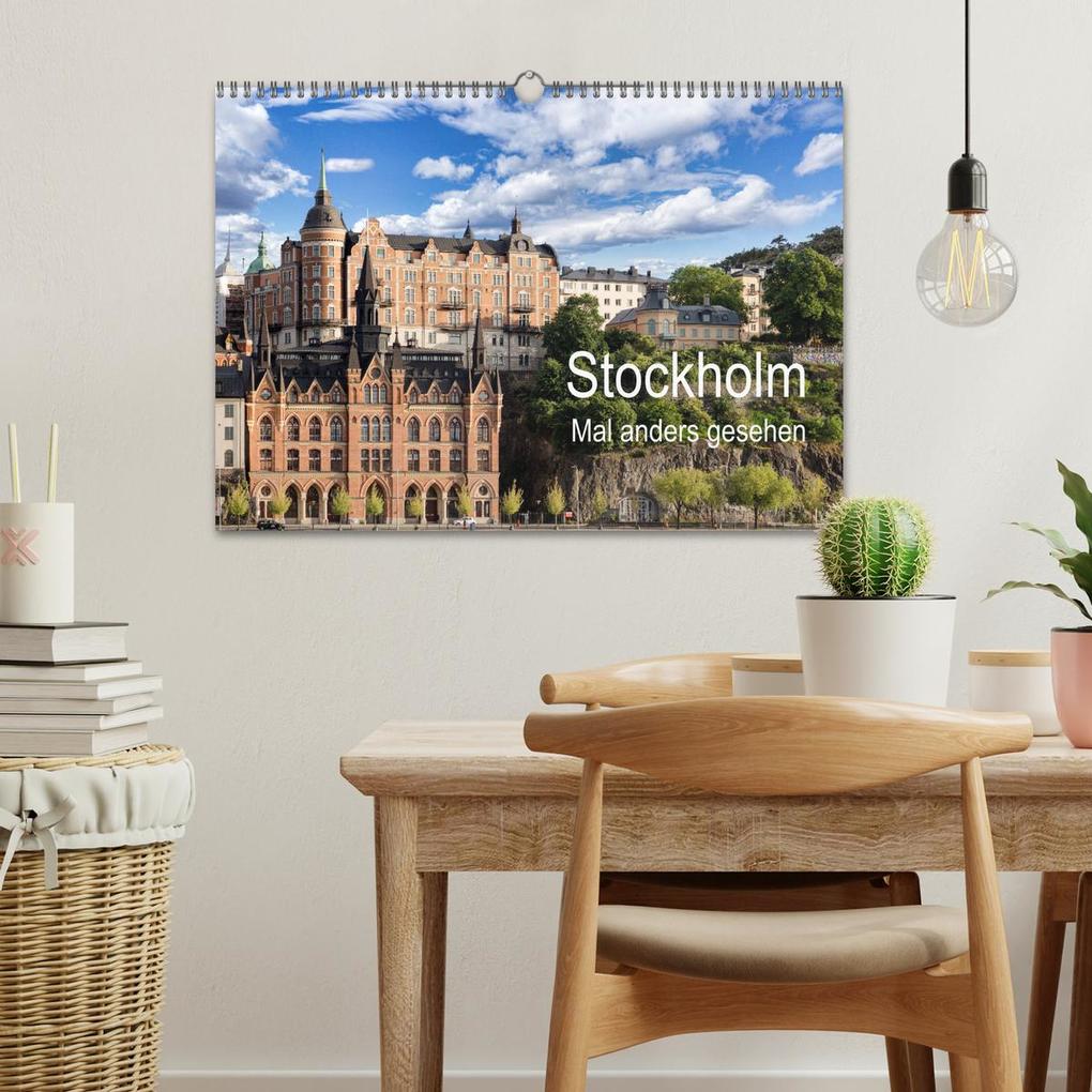 Weitere Ansicht: Stockholm - Mal anders gesehen (Wandkalender 2026 DIN A3 quer), CALVENDO Monatskalender | Calvendo, Dirk rosin