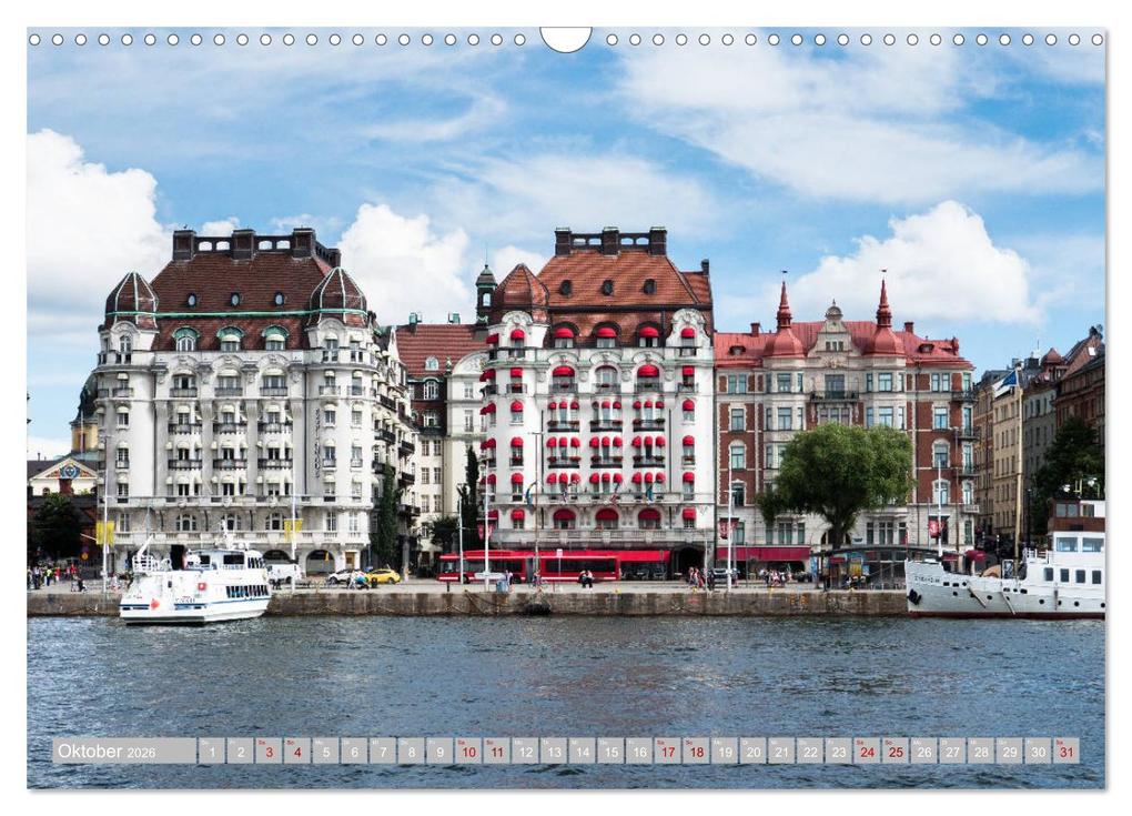 Weitere Ansicht: Stockholm - Mal anders gesehen (Wandkalender 2026 DIN A3 quer), CALVENDO Monatskalender | Calvendo, Dirk rosin