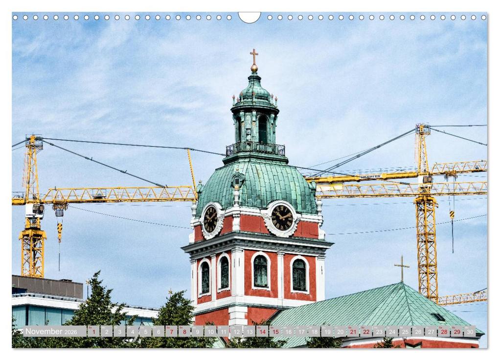 Weitere Ansicht: Stockholm - Mal anders gesehen (Wandkalender 2026 DIN A3 quer), CALVENDO Monatskalender | Calvendo, Dirk rosin