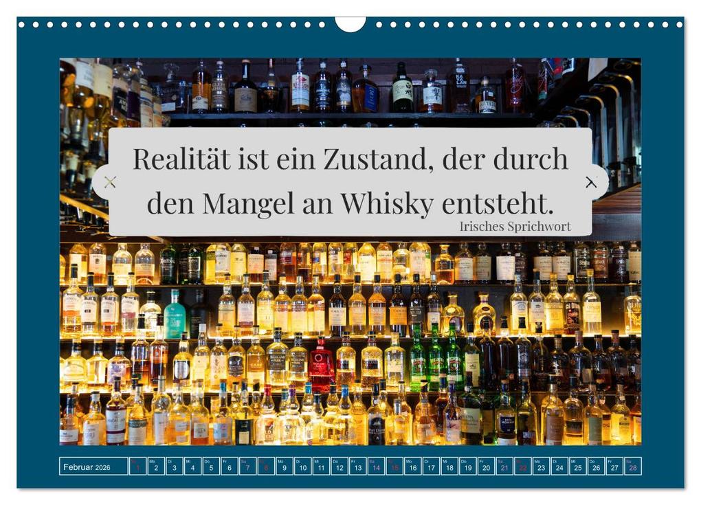 Weitere Ansicht: Whisky-Weisheiten (Wandkalender 2026 DIN A3 quer), CALVENDO Monatskalender | Calvendo, Anke Grau