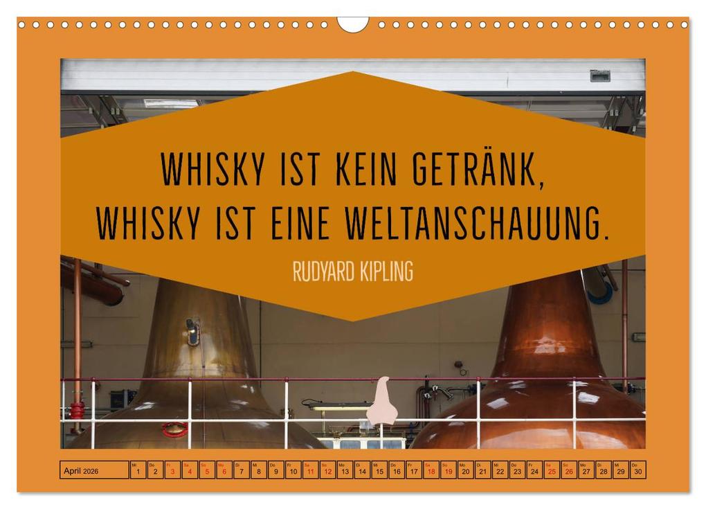 Weitere Ansicht: Whisky-Weisheiten (Wandkalender 2026 DIN A3 quer), CALVENDO Monatskalender | Calvendo, Anke Grau