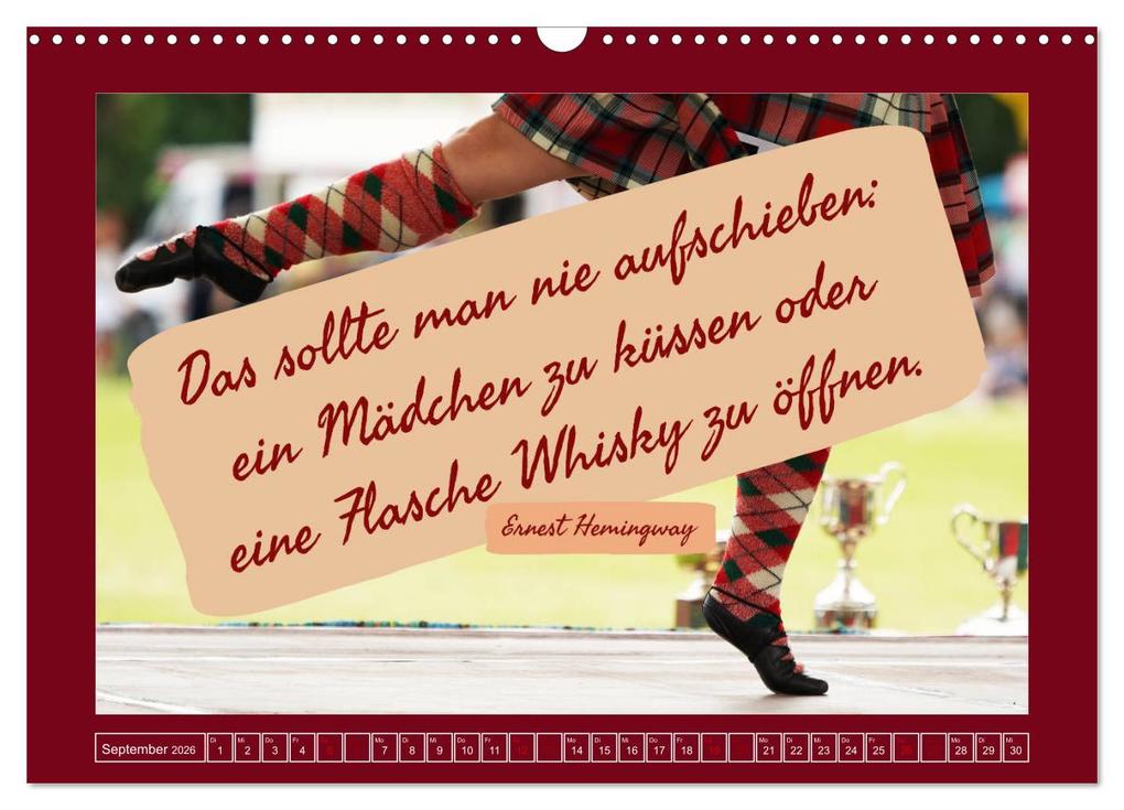 Weitere Ansicht: Whisky-Weisheiten (Wandkalender 2026 DIN A3 quer), CALVENDO Monatskalender | Calvendo, Anke Grau