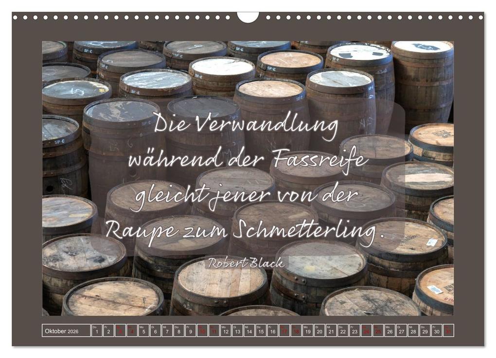 Weitere Ansicht: Whisky-Weisheiten (Wandkalender 2026 DIN A3 quer), CALVENDO Monatskalender | Calvendo, Anke Grau