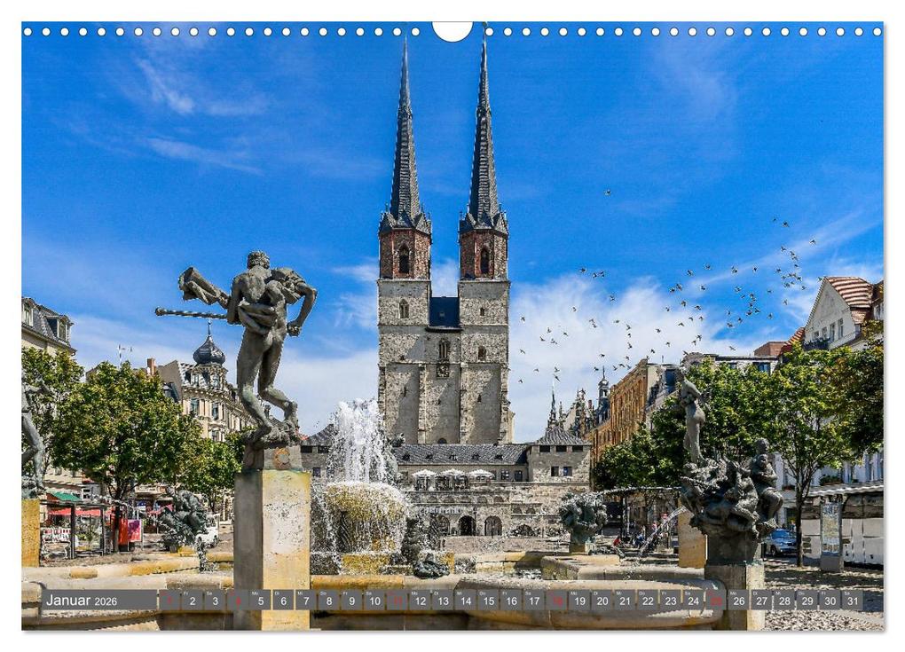 Weitere Ansicht: Blickpunkte Halle (Saale) (Wandkalender 2026 DIN A3 quer), CALVENDO Monatskalender | Calvendo, Holger John