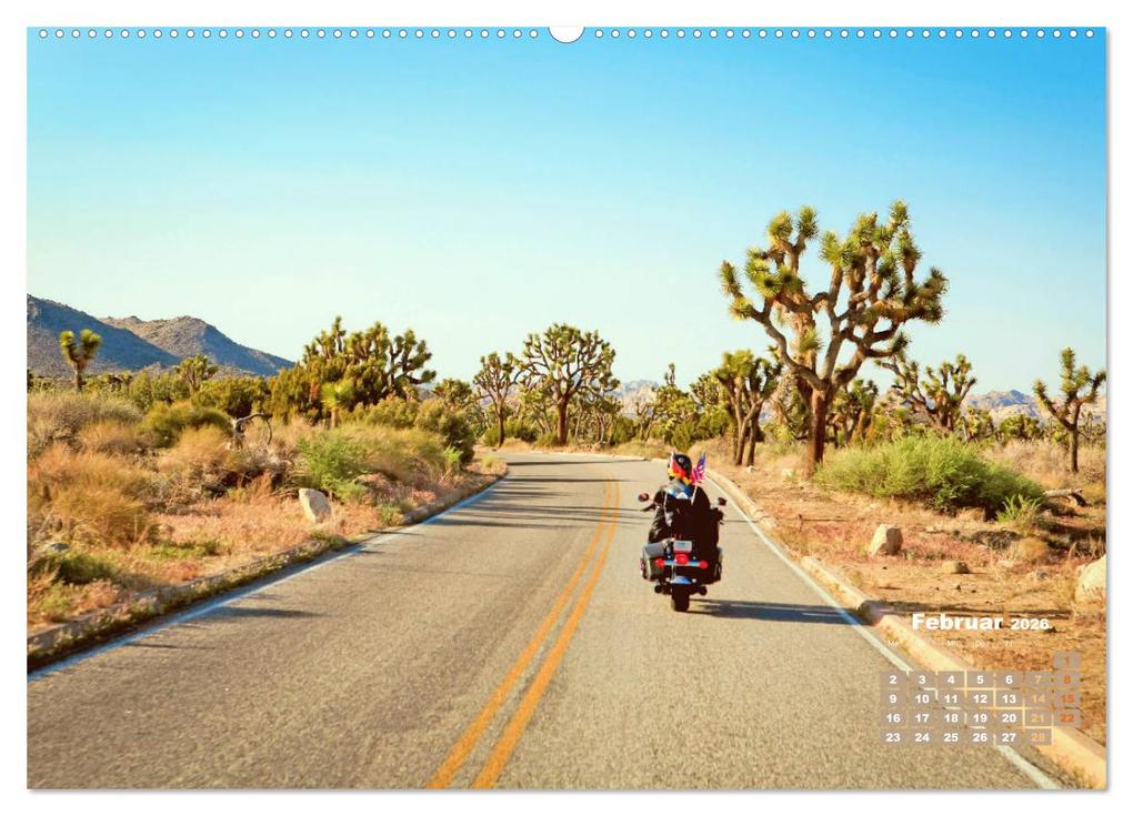 Weitere Ansicht: Fernweh und Traumziele: Auf Motorrad-Tour in den USA (hochwertiger Premium Wandkalender 2026 DIN A2 quer), Kunstdruck in Hochglanz | Calvendo, CALVENDO CALVENDO