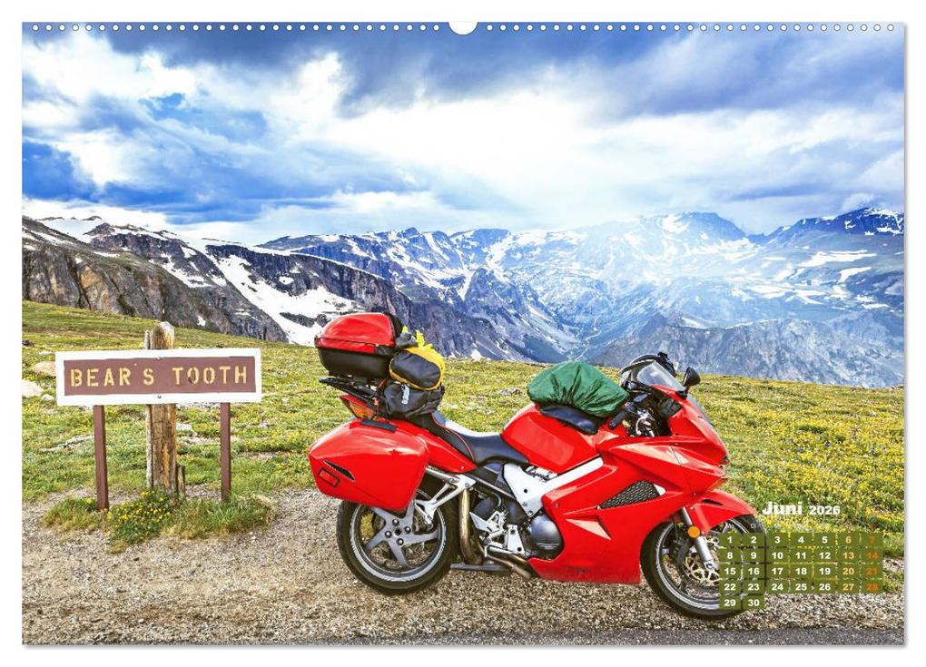 Weitere Ansicht: Fernweh und Traumziele: Auf Motorrad-Tour in den USA (hochwertiger Premium Wandkalender 2026 DIN A2 quer), Kunstdruck in Hochglanz | Calvendo, CALVENDO CALVENDO