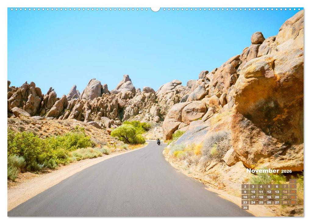 Weitere Ansicht: Fernweh und Traumziele: Auf Motorrad-Tour in den USA (hochwertiger Premium Wandkalender 2026 DIN A2 quer), Kunstdruck in Hochglanz | Calvendo, CALVENDO CALVENDO
