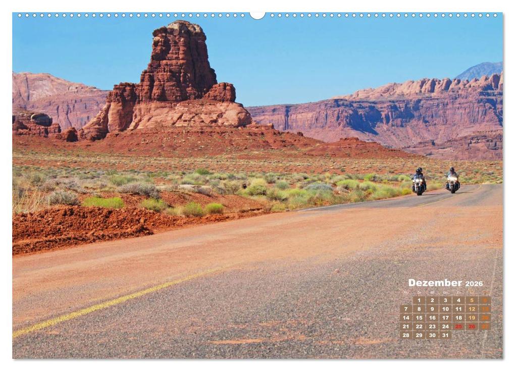 Weitere Ansicht: Fernweh und Traumziele: Auf Motorrad-Tour in den USA (hochwertiger Premium Wandkalender 2026 DIN A2 quer), Kunstdruck in Hochglanz | Calvendo, CALVENDO CALVENDO