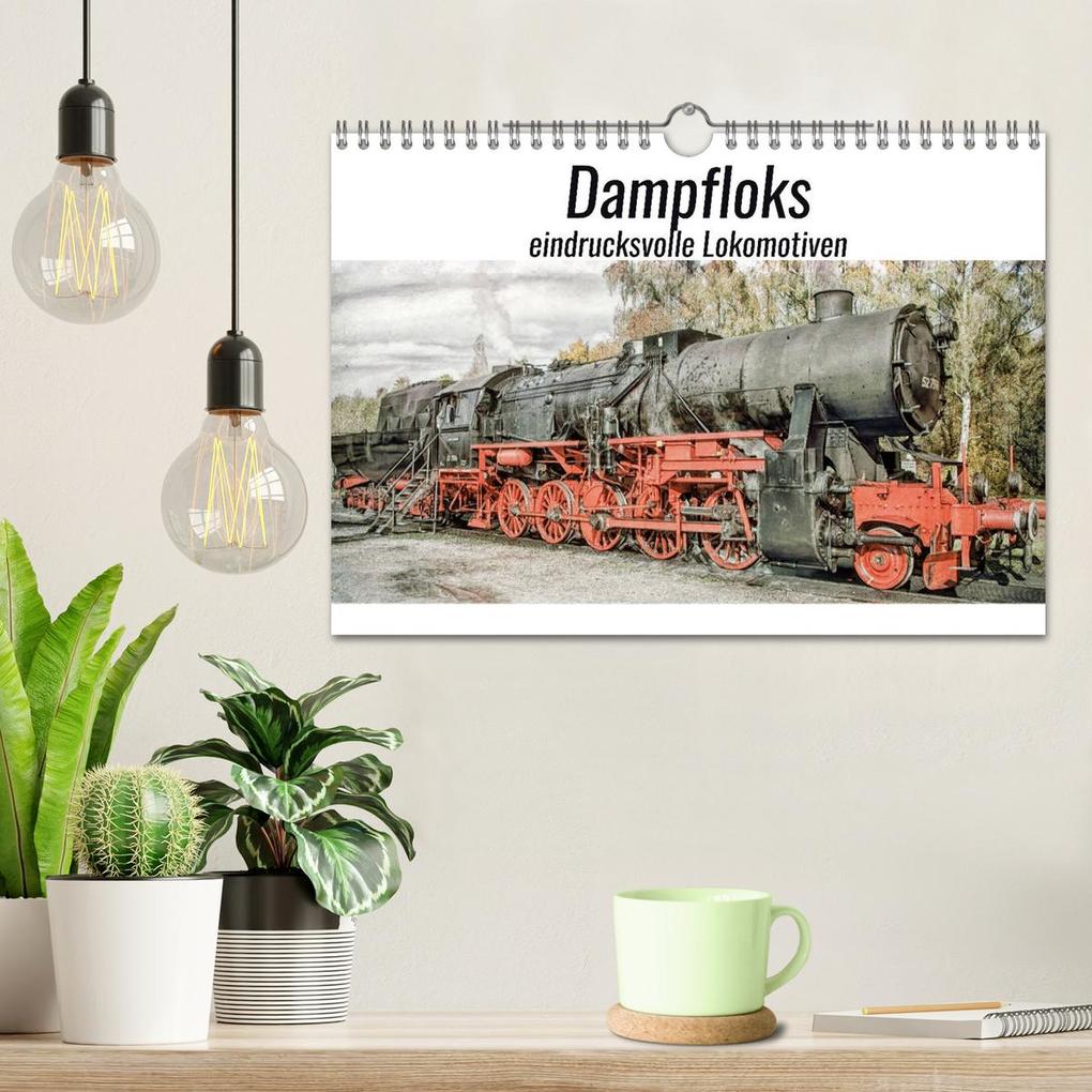 Weitere Ansicht: Dampfloks - eindrucksvolle Lokomotiven (Wandkalender 2026 DIN A4 quer), CALVENDO Monatskalender | Calvendo, Liselotte Brunner-Klaus