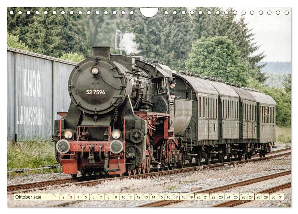 Weitere Ansicht: Dampfloks - eindrucksvolle Lokomotiven (Wandkalender 2026 DIN A4 quer), CALVENDO Monatskalender | Calvendo, Liselotte Brunner-Klaus