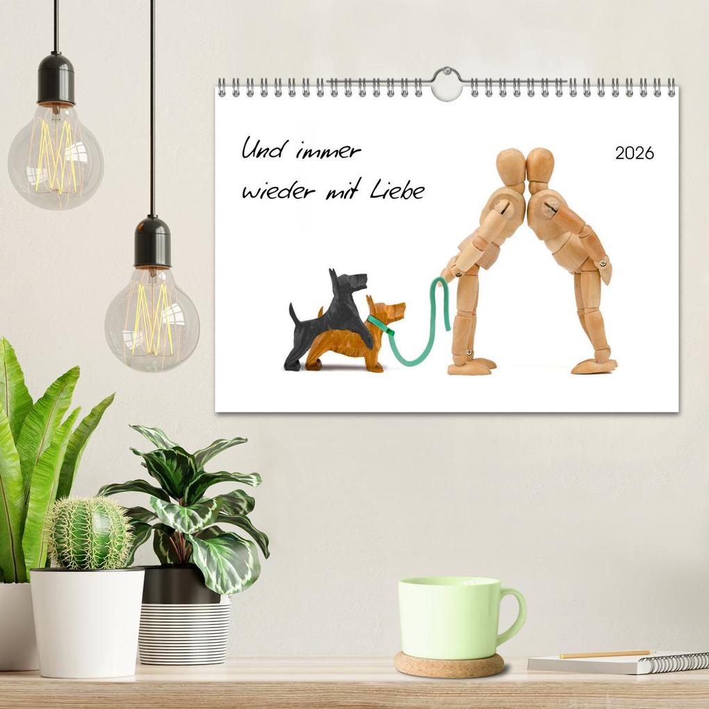 Weitere Ansicht: Und immer wieder mit Liebe (Wandkalender 2026 DIN A4 quer), CALVENDO Monatskalender | Calvendo, Kerstin Waurick