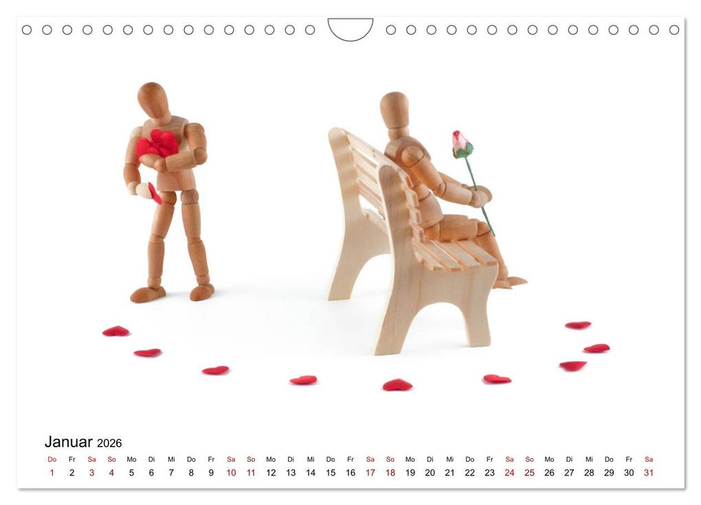 Weitere Ansicht: Und immer wieder mit Liebe (Wandkalender 2026 DIN A4 quer), CALVENDO Monatskalender | Calvendo, Kerstin Waurick