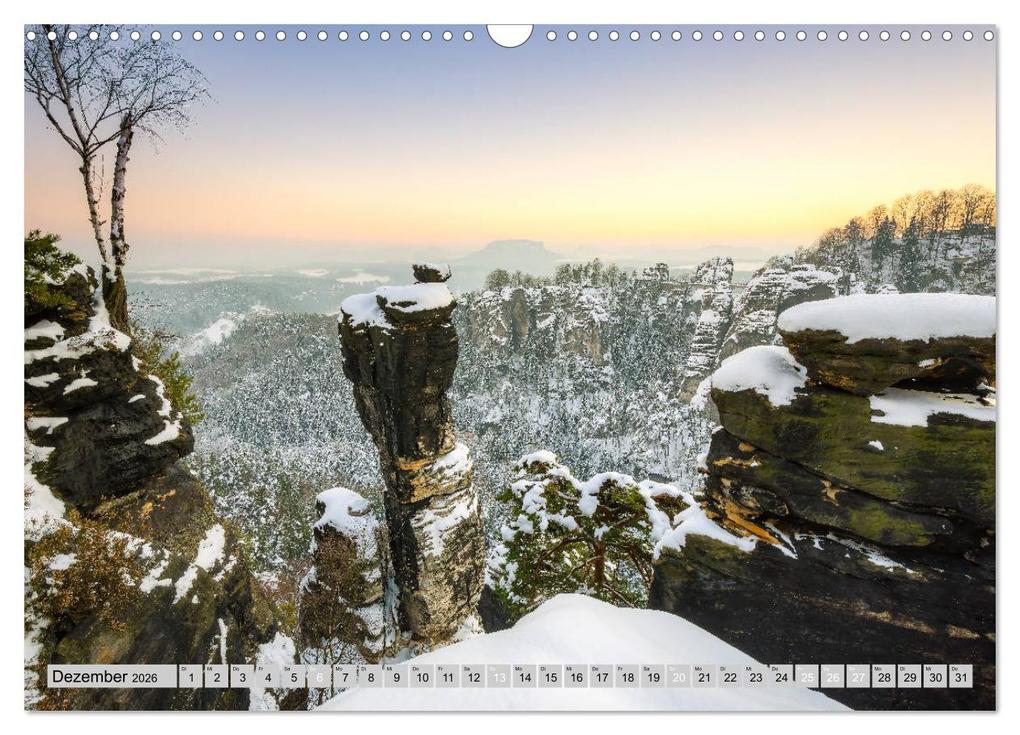 Weitere Ansicht: Wunderschöne Sächsische Schweiz (Wandkalender 2026 DIN A3 quer), CALVENDO Monatskalender | Calvendo, Michael Valjak