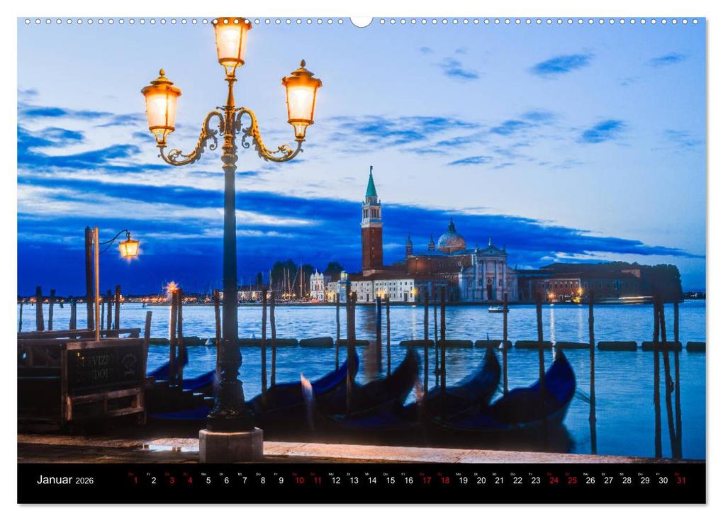 Weitere Ansicht: Venedig - Paläste, Brücken und Kanäle (Wandkalender 2026 DIN A2 quer), CALVENDO Monatskalender | Calvendo, Gerd-Uwe Neukamp