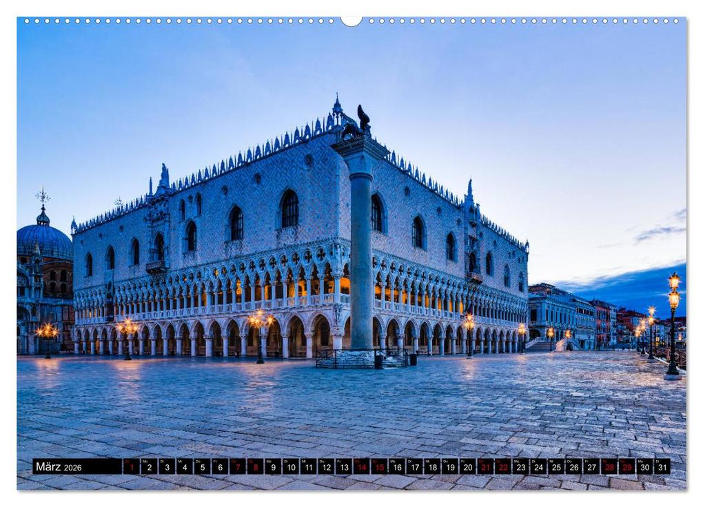 Weitere Ansicht: Venedig - Paläste, Brücken und Kanäle (Wandkalender 2026 DIN A2 quer), CALVENDO Monatskalender | Calvendo, Gerd-Uwe Neukamp