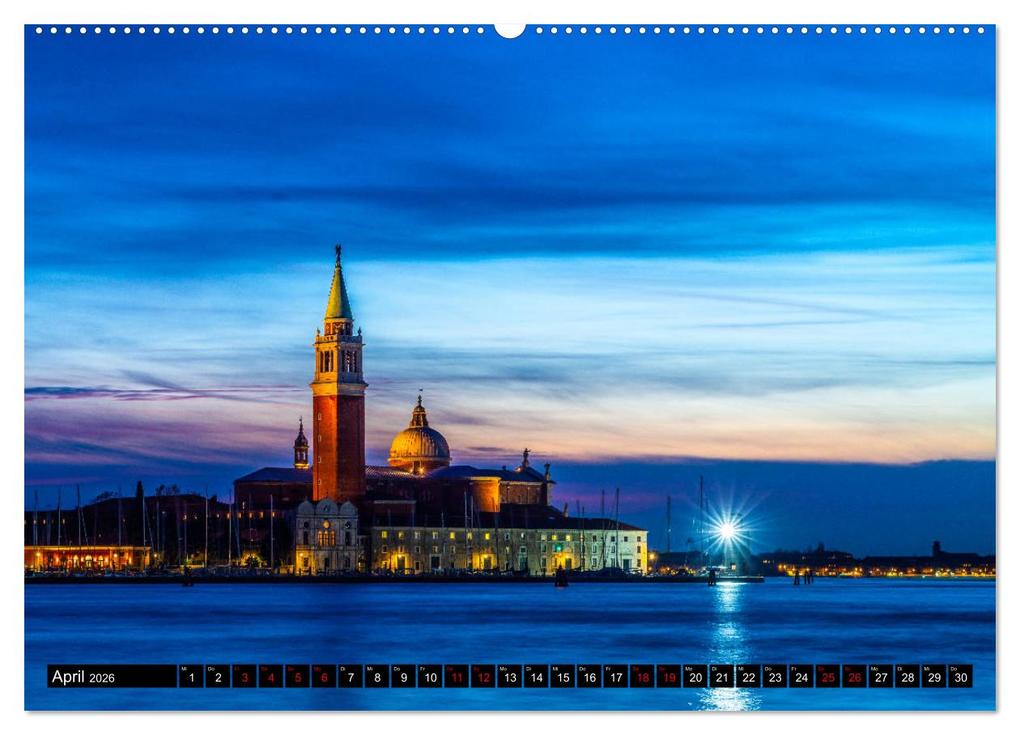 Weitere Ansicht: Venedig - Paläste, Brücken und Kanäle (Wandkalender 2026 DIN A2 quer), CALVENDO Monatskalender | Calvendo, Gerd-Uwe Neukamp