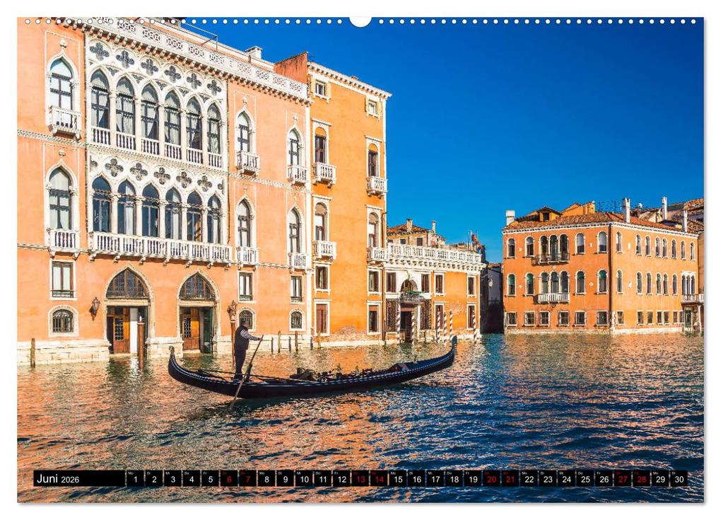 Weitere Ansicht: Venedig - Paläste, Brücken und Kanäle (Wandkalender 2026 DIN A2 quer), CALVENDO Monatskalender | Calvendo, Gerd-Uwe Neukamp