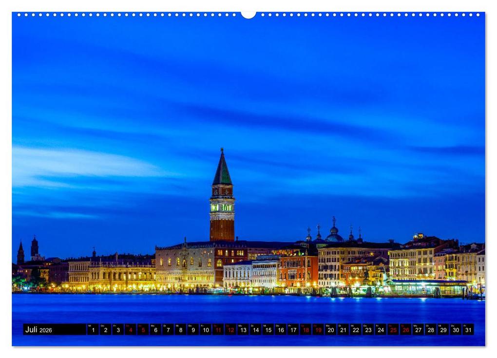 Weitere Ansicht: Venedig - Paläste, Brücken und Kanäle (Wandkalender 2026 DIN A2 quer), CALVENDO Monatskalender | Calvendo, Gerd-Uwe Neukamp