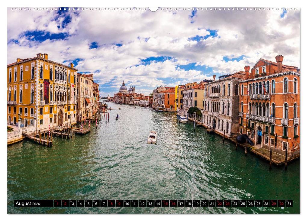 Weitere Ansicht: Venedig - Paläste, Brücken und Kanäle (Wandkalender 2026 DIN A2 quer), CALVENDO Monatskalender | Calvendo, Gerd-Uwe Neukamp