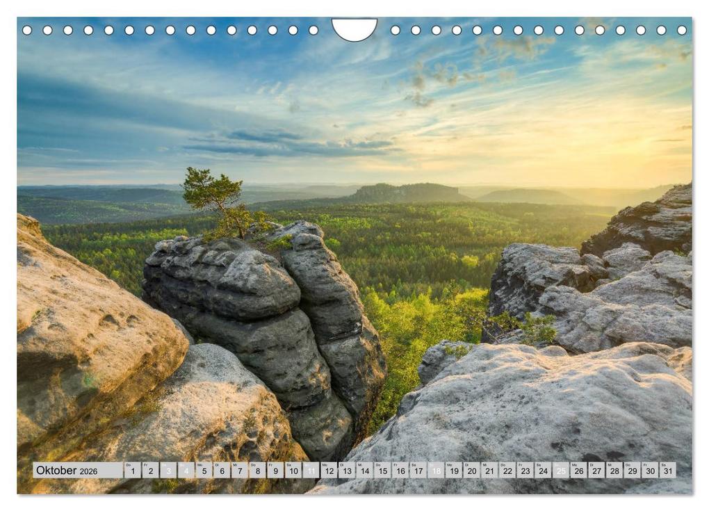 Weitere Ansicht: Wunderschöne Sächsische Schweiz (Wandkalender 2026 DIN A4 quer), CALVENDO Monatskalender | Calvendo, Michael Valjak