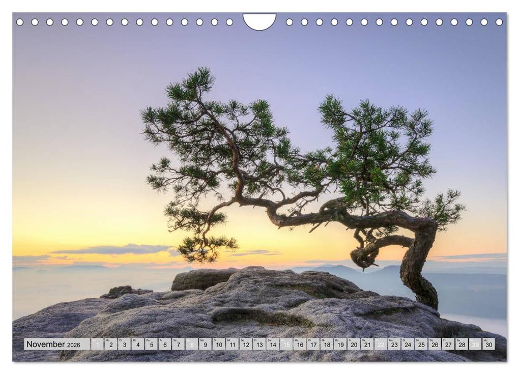 Weitere Ansicht: Wunderschöne Sächsische Schweiz (Wandkalender 2026 DIN A4 quer), CALVENDO Monatskalender | Calvendo, Michael Valjak