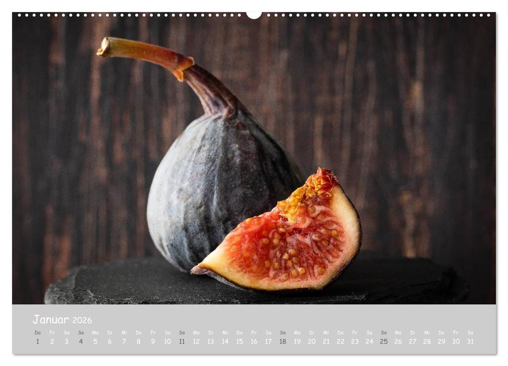 Weitere Ansicht: authentic FOOD art Obst und Gemüse (Wandkalender 2026 DIN A2 quer), CALVENDO Monatskalender | Chantal Dysli, Calvendo