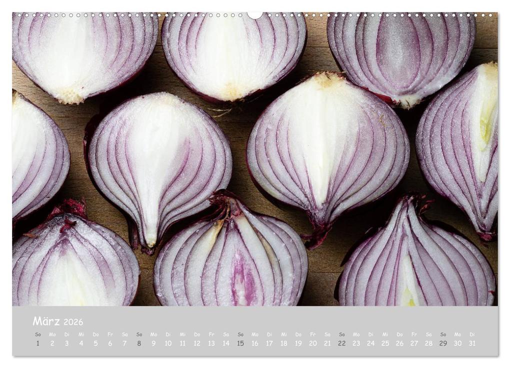 Weitere Ansicht: authentic FOOD art Obst und Gemüse (Wandkalender 2026 DIN A2 quer), CALVENDO Monatskalender | Chantal Dysli, Calvendo