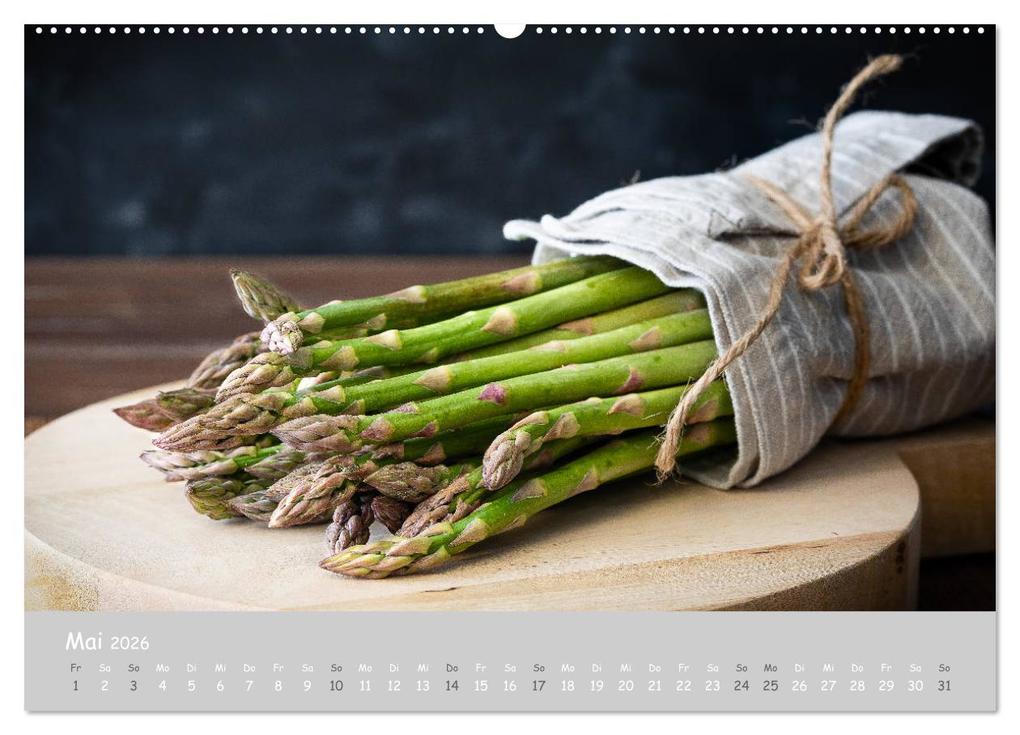 Weitere Ansicht: authentic FOOD art Obst und Gemüse (Wandkalender 2026 DIN A2 quer), CALVENDO Monatskalender | Chantal Dysli, Calvendo