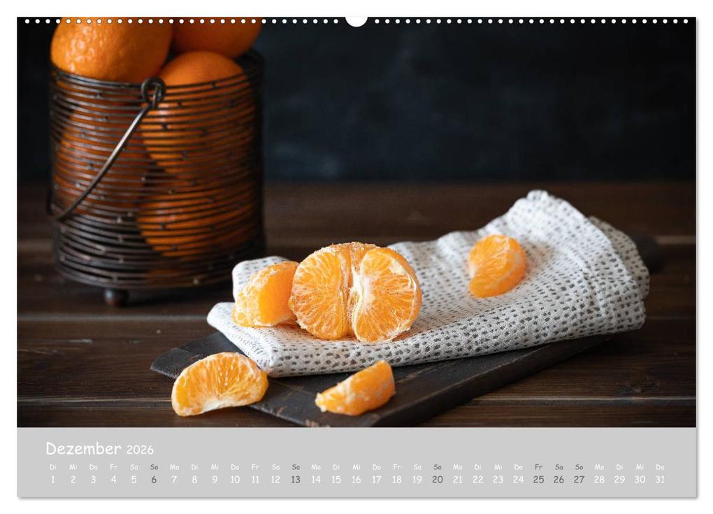 Weitere Ansicht: authentic FOOD art Obst und Gemüse (Wandkalender 2026 DIN A2 quer), CALVENDO Monatskalender | Chantal Dysli, Calvendo