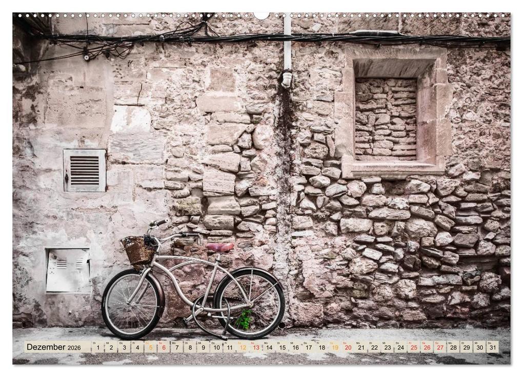 Weitere Ansicht: Fahrrad Alltag - Film Noir Style (Wandkalender 2026 DIN A2 quer), CALVENDO Monatskalender | Peter Roder, Calvendo