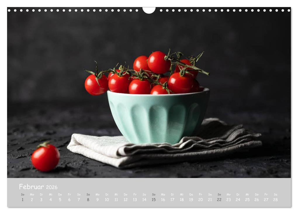 Weitere Ansicht: authentic FOOD art Obst und Gemüse (Wandkalender 2026 DIN A3 quer), CALVENDO Monatskalender | Chantal Dysli, Calvendo