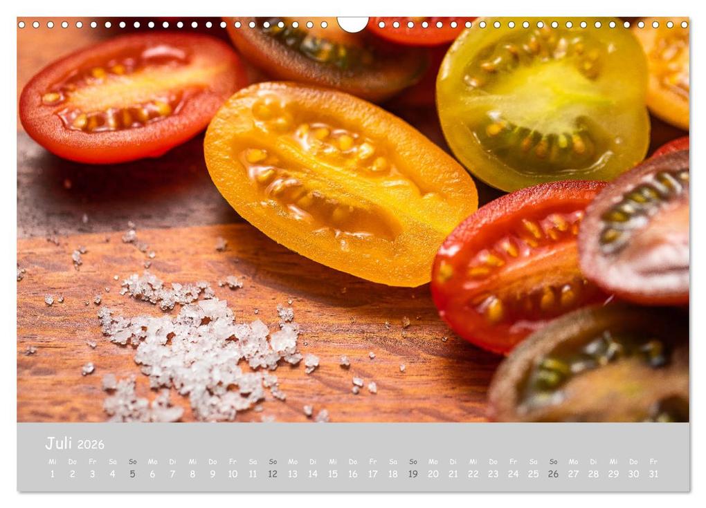 Weitere Ansicht: authentic FOOD art Obst und Gemüse (Wandkalender 2026 DIN A3 quer), CALVENDO Monatskalender | Chantal Dysli, Calvendo