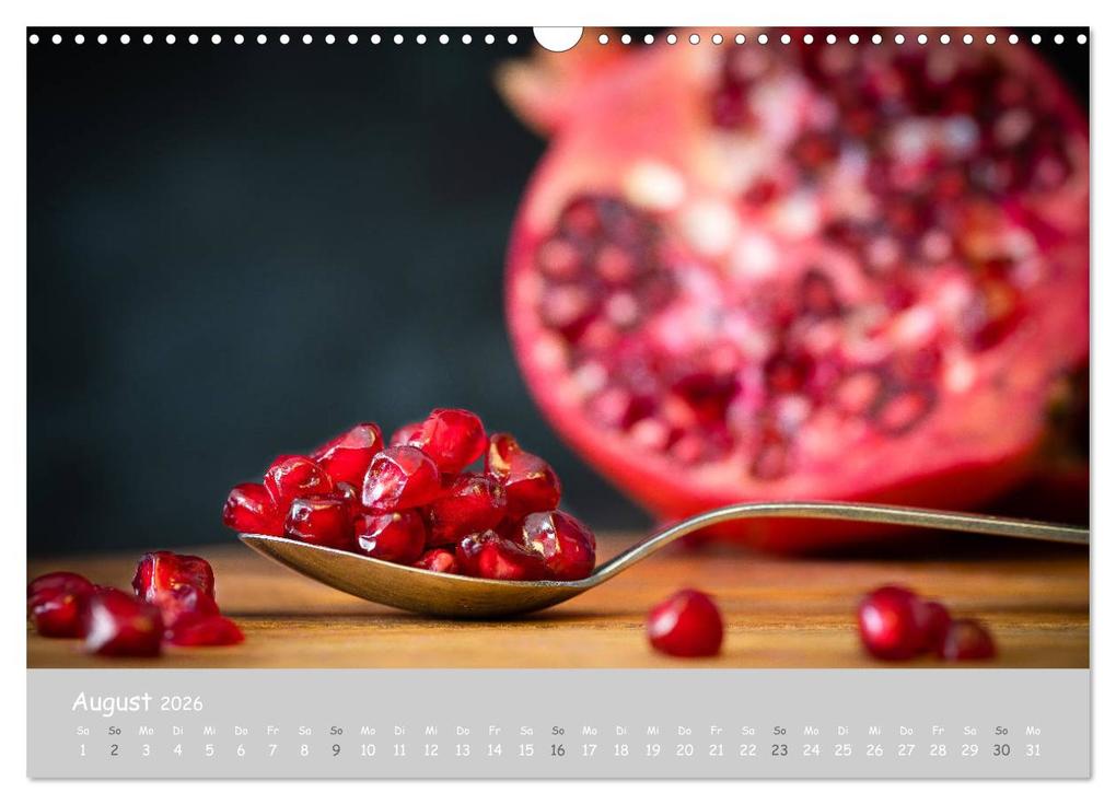 Weitere Ansicht: authentic FOOD art Obst und Gemüse (Wandkalender 2026 DIN A3 quer), CALVENDO Monatskalender | Chantal Dysli, Calvendo