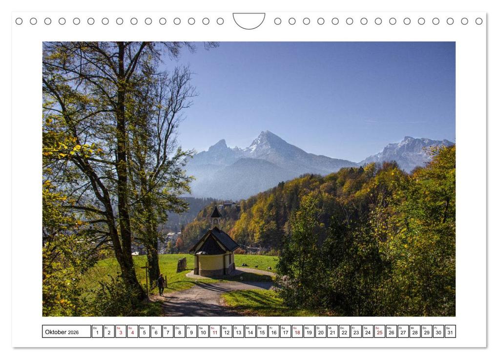 Weitere Ansicht: Sehnsuchtsorte im Berchtesgadener Land (Wandkalender 2026 DIN A4 quer), CALVENDO Monatskalender | Heike Hoffmann, Calvendo