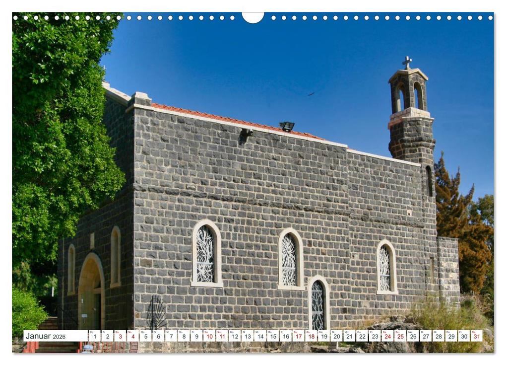 Weitere Ansicht: Biblische Orte in Israel mit Bibelstellen (Wandkalender 2026 DIN A3 quer), CALVENDO Monatskalender | Hans-Georg Vorndran, Calvendo