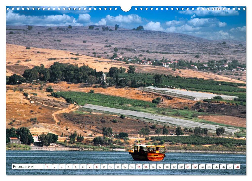 Weitere Ansicht: Biblische Orte in Israel mit Bibelstellen (Wandkalender 2026 DIN A3 quer), CALVENDO Monatskalender | Hans-Georg Vorndran, Calvendo