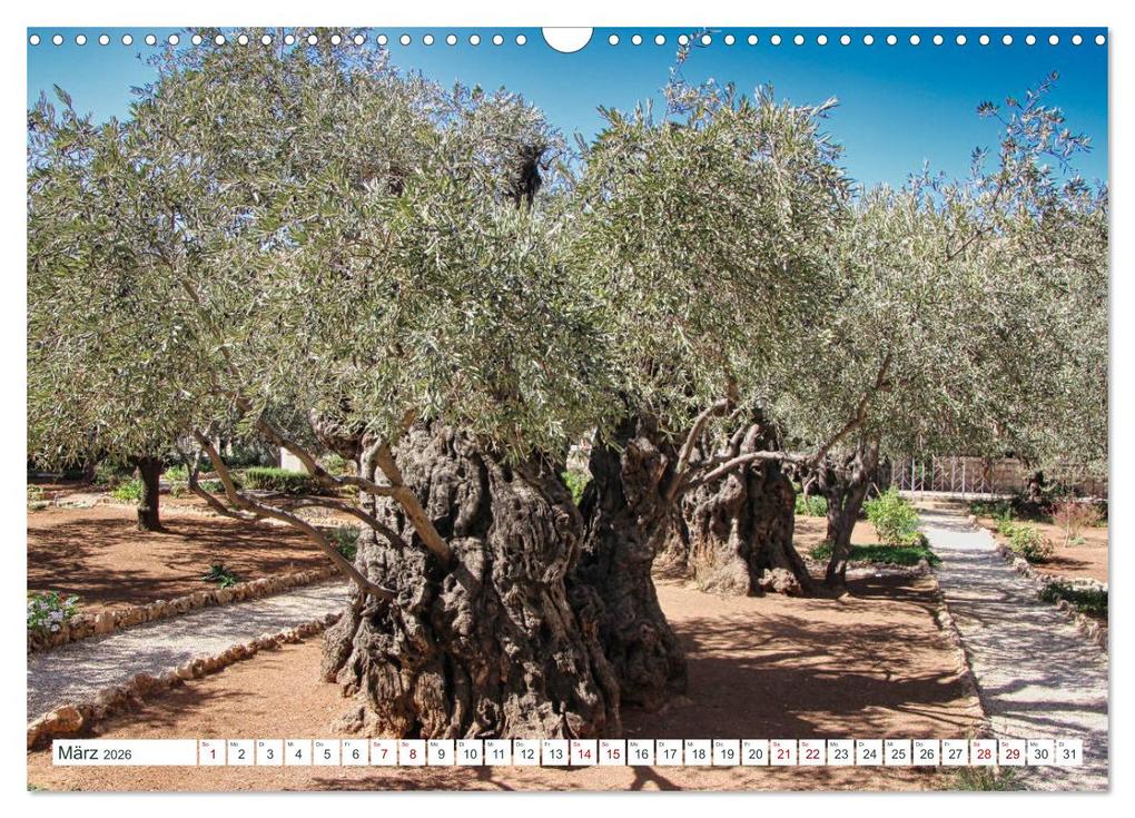 Weitere Ansicht: Biblische Orte in Israel mit Bibelstellen (Wandkalender 2026 DIN A3 quer), CALVENDO Monatskalender | Hans-Georg Vorndran, Calvendo