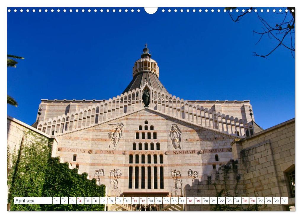 Weitere Ansicht: Biblische Orte in Israel mit Bibelstellen (Wandkalender 2026 DIN A3 quer), CALVENDO Monatskalender | Hans-Georg Vorndran, Calvendo