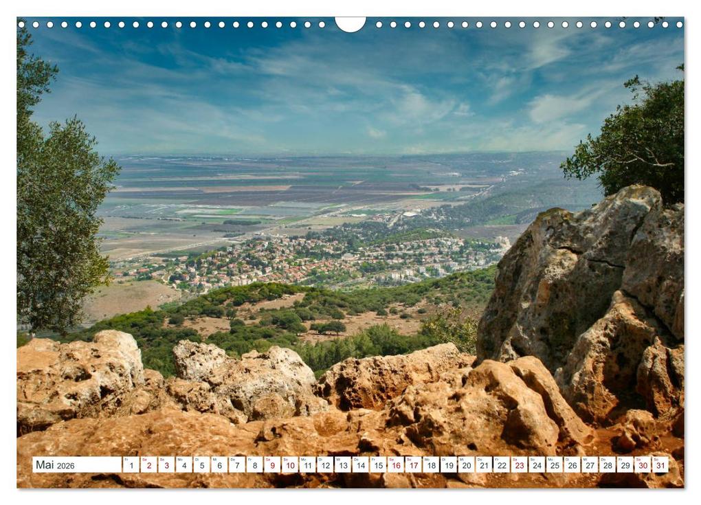 Weitere Ansicht: Biblische Orte in Israel mit Bibelstellen (Wandkalender 2026 DIN A3 quer), CALVENDO Monatskalender | Hans-Georg Vorndran, Calvendo