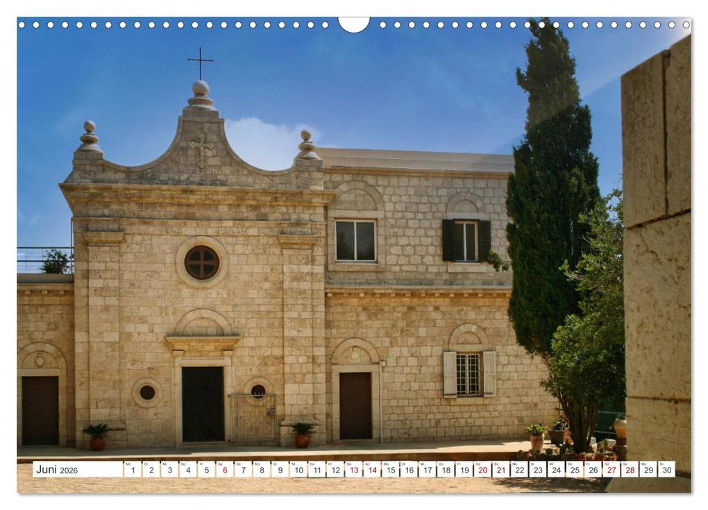 Weitere Ansicht: Biblische Orte in Israel mit Bibelstellen (Wandkalender 2026 DIN A3 quer), CALVENDO Monatskalender | Hans-Georg Vorndran, Calvendo