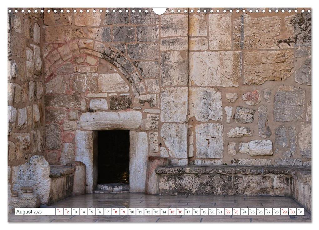 Weitere Ansicht: Biblische Orte in Israel mit Bibelstellen (Wandkalender 2026 DIN A3 quer), CALVENDO Monatskalender | Hans-Georg Vorndran, Calvendo