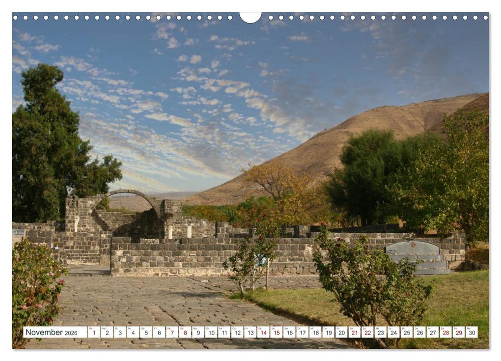 Weitere Ansicht: Biblische Orte in Israel mit Bibelstellen (Wandkalender 2026 DIN A3 quer), CALVENDO Monatskalender | Hans-Georg Vorndran, Calvendo