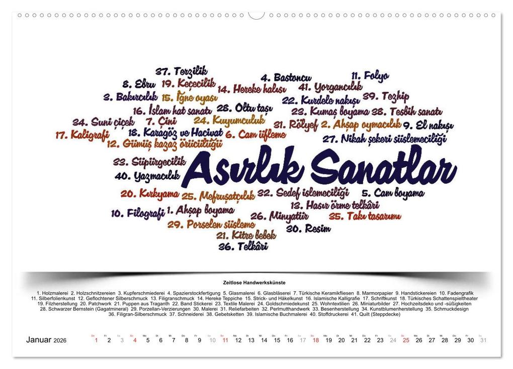 Weitere Ansicht: Kultur-Sprachkalender Türkisch-Deutsch (hochwertiger Premium Wandkalender 2026 DIN A2 quer), Kunstdruck in Hochglanz | Claus Liepke, Calvendo