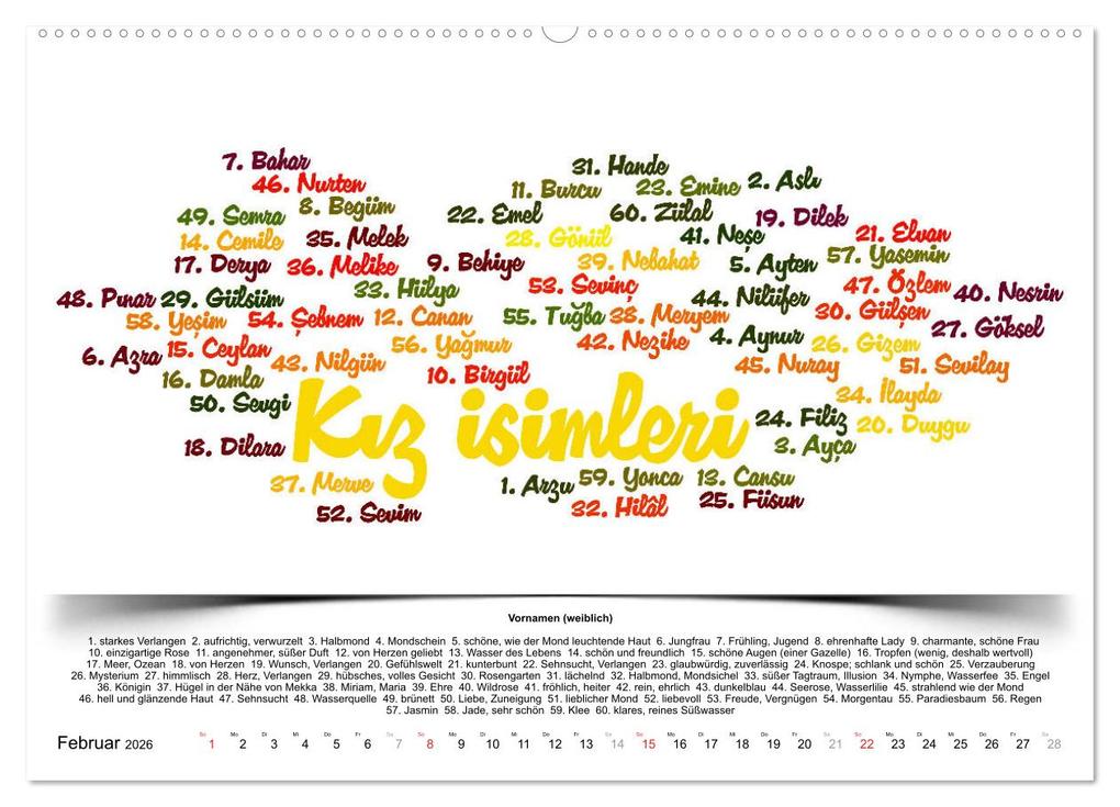 Weitere Ansicht: Kultur-Sprachkalender Türkisch-Deutsch (hochwertiger Premium Wandkalender 2026 DIN A2 quer), Kunstdruck in Hochglanz | Claus Liepke, Calvendo
