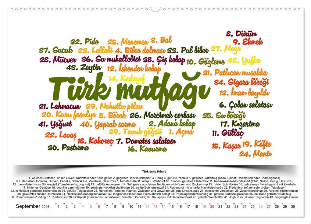 Weitere Ansicht: Kultur-Sprachkalender Türkisch-Deutsch (hochwertiger Premium Wandkalender 2026 DIN A2 quer), Kunstdruck in Hochglanz | Claus Liepke, Calvendo