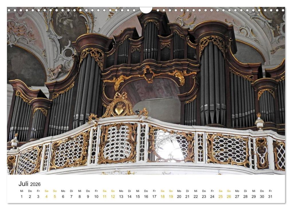 Weitere Ansicht: Fantastische Welt der Orgeln (Wandkalender 2026 DIN A3 quer), CALVENDO Monatskalender | Bettina Vier, Calvendo